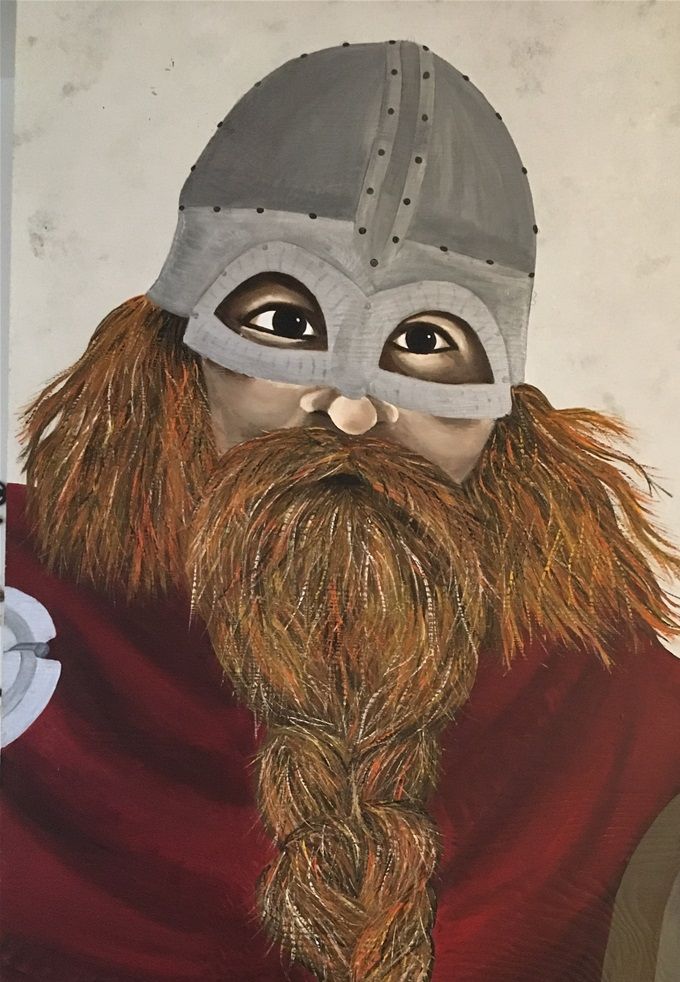 Viking på krydsfinér
120x80
6500 kr