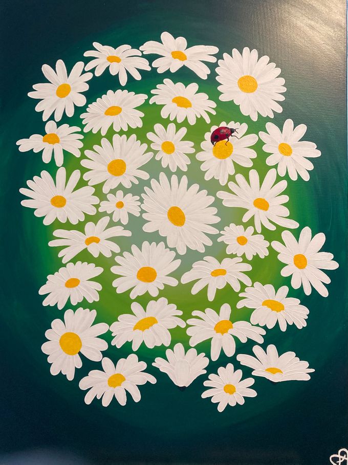 Magueritter og mariehøne
60x80
5000 kr